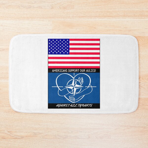 Item preview, Stand United - Americans Support Our Allies designed and sold by WheelieGdArt.