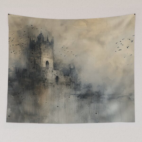Item preview, Spooky Gothic Castle designed and sold by NeoNebulaArt.