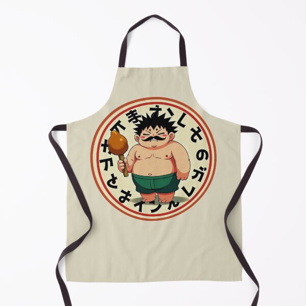 Item preview, Chubby Samurai Character with Food | Funny Japanese Cartoon Art designed and sold by GALUMARKET.