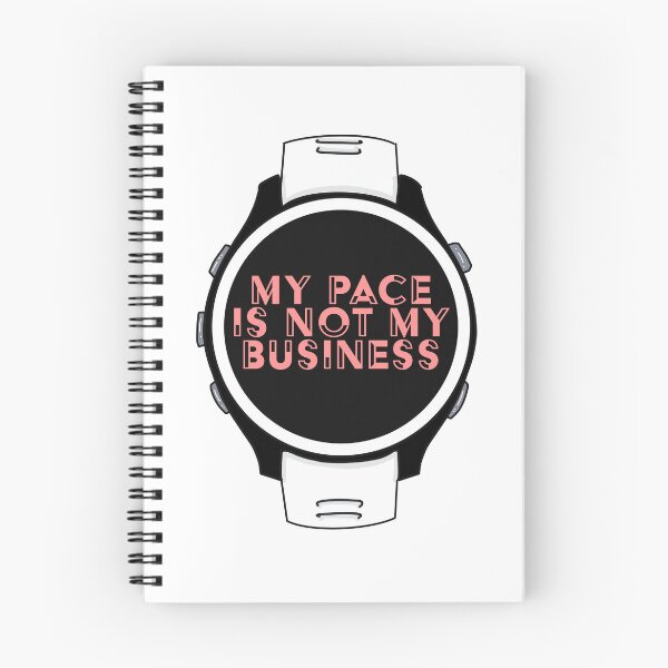 Item preview, My Pace Is Not My Business - Pink designed and sold by MarathonCaboose.