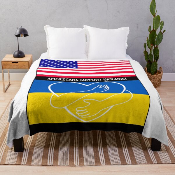 Item preview, Unity in Support - Americans Stand with Ukraine designed and sold by WheelieGdArt.
