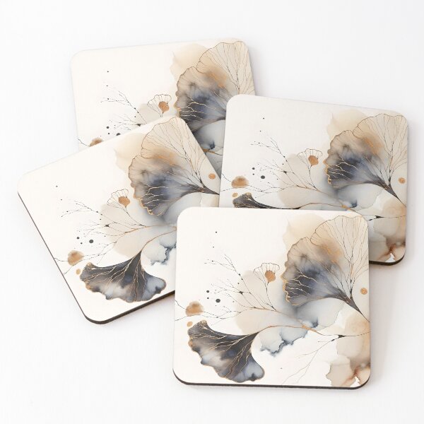 Item preview, Dreamy Ginkgo Abstract designed and sold by Vivien la Muse.