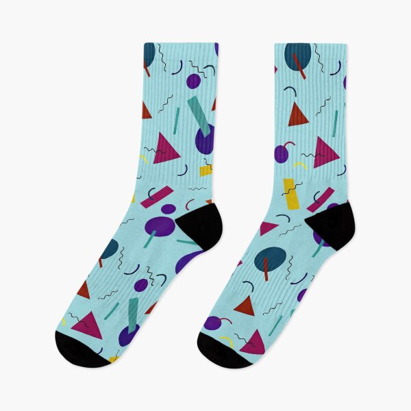 Item preview, Memphis Mashup Blue designed and sold by pinebluedesign.