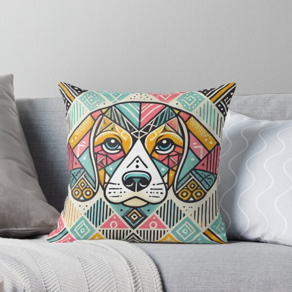 Artikelvorschau, Stammes-abstraktes Beagle-Hundedesign entworfen und verkauft von TribalioDesigns.