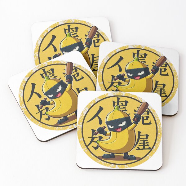 Item preview, Funny Ninja Banana Character | Japanese Cartoon Art designed and sold by GALUMARKET.