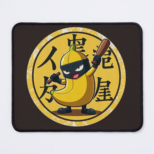 Item preview, Funny Ninja Banana Character | Japanese Cartoon Art designed and sold by GALUMARKET.