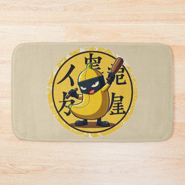 Item preview, Funny Ninja Banana Character | Japanese Cartoon Art designed and sold by GALUMARKET.