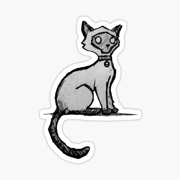 Wendigo the Cat Sticker