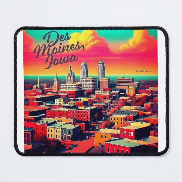 Item preview, Visiting State Capitals - Des Moines, Iowa designed and sold by Red Studios.