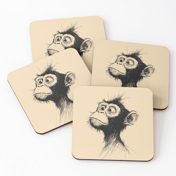 Item preview, Monkey Sketch designed and sold by MaryFiore.