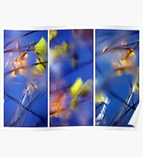Beyond Blue - Triptych Poster