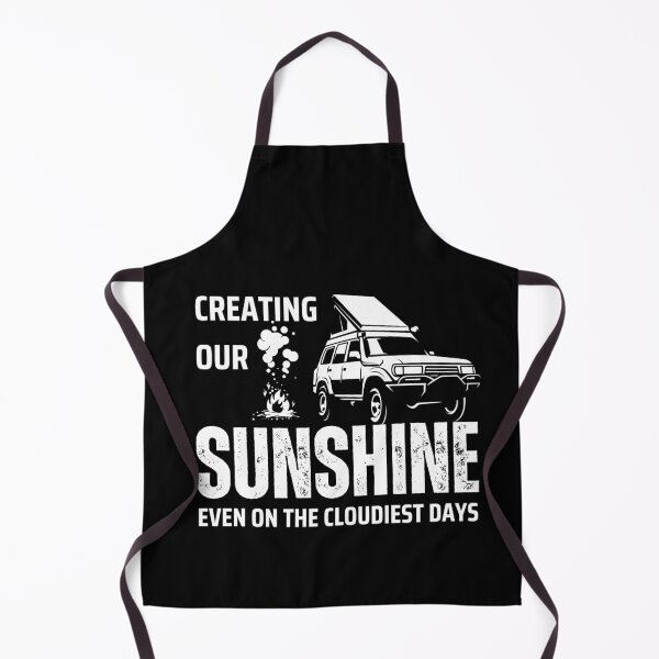 Item preview, 4WD Camping with Fire on Black Only designed and sold by PurrfectionMeow.