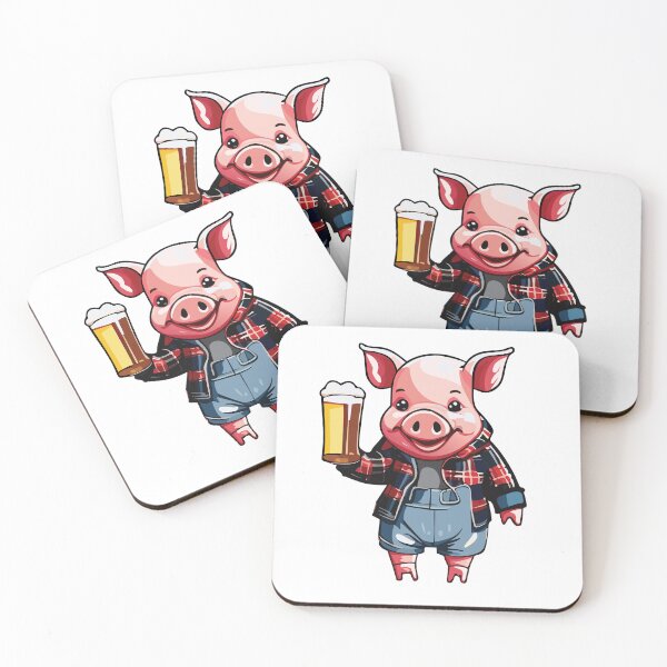 Item preview, Smiling Pig designed and sold by LostVikingtees.