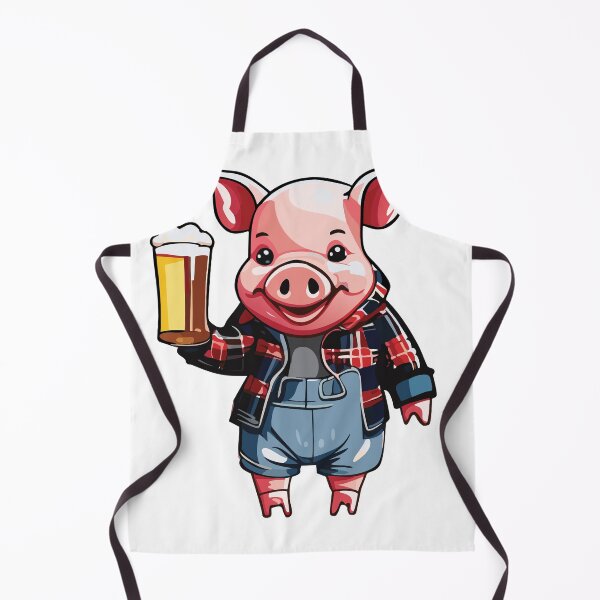 Item preview, Smiling Pig designed and sold by LostVikingtees.