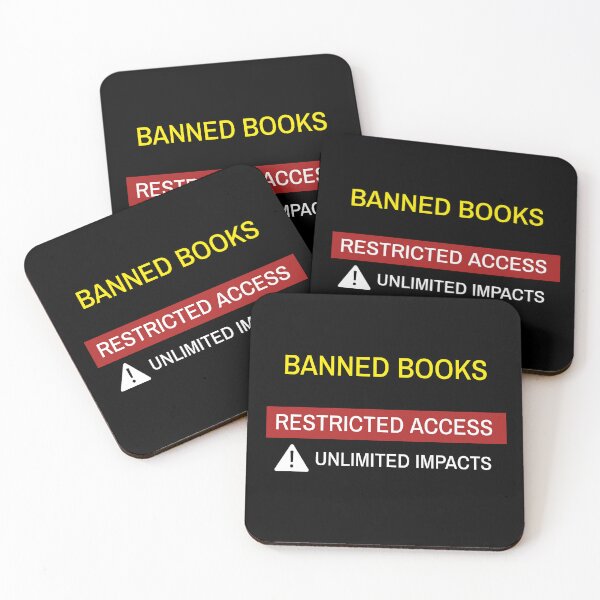 Item preview, Banned Books Restricted Access Unlimited Impacts Warning Sign designed and sold by LewpyG.