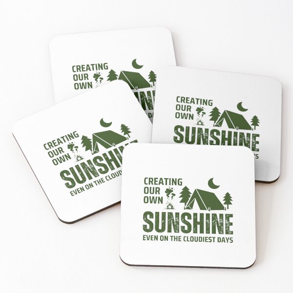 Item preview, Camp Fire & Tent on cloudy days designed and sold by PurrfectionMeow.
