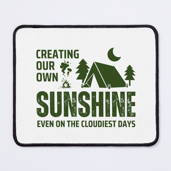 Item preview, Camp Fire & Tent on cloudy days designed and sold by PurrfectionMeow.