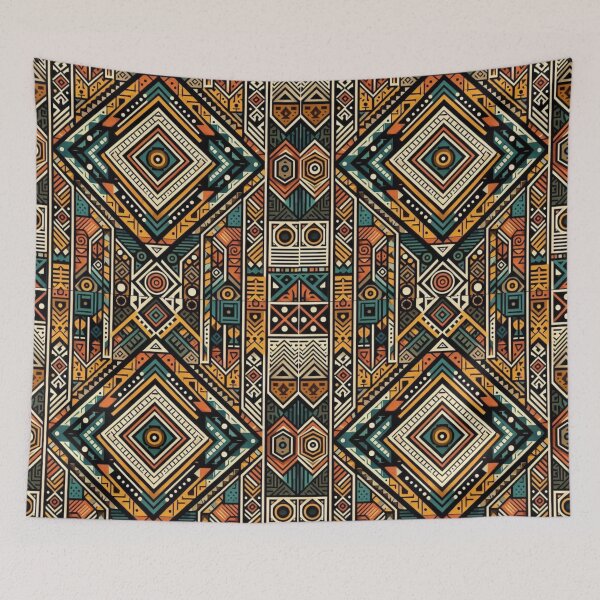 Item preview, African Geometric Print designed and sold by Myra365Art.