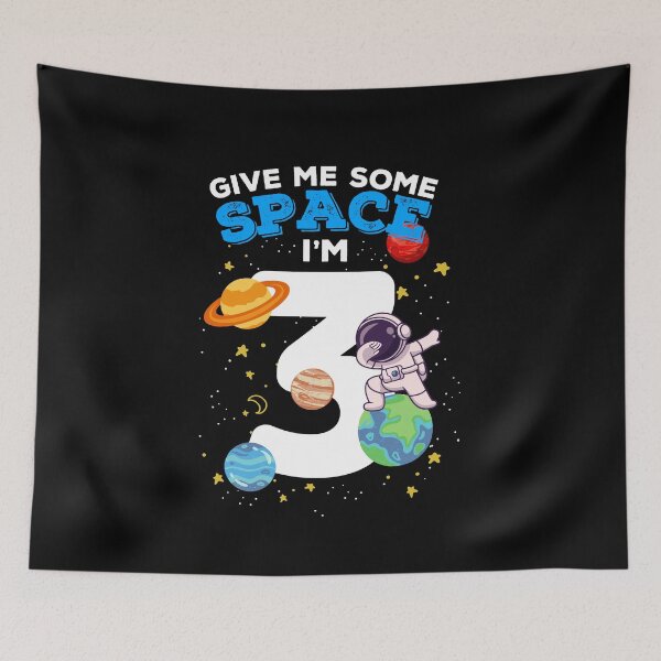 Item preview, Outer Space Theme Kids Party - 3rd Birthday Astronaut  - Space Birthday Gift Ideas designed and sold by GlazifiedArts.