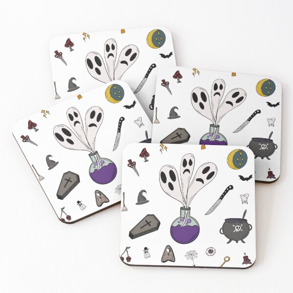 Item preview, Halloween sticker pack-colored version designed and sold by WrensDgtDesigns.