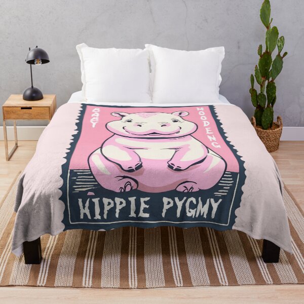 Item preview, Hippy Hippie Pygmy Moo Deng Baby Hippo Hippopotamus Cute Safari Pets designed and sold by wigobun.