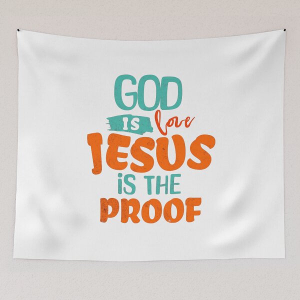 Item preview, God is love,Jesus is the proof designed and sold by Virtuousvogue.