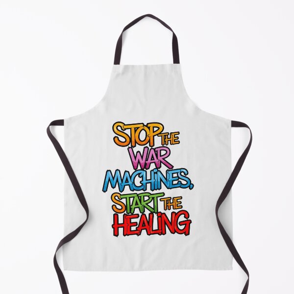 Item preview, Anti-War art – "Stop the War Machines, Start the Healing" – Multicolor Typography Design designed and sold by paulo silveira.