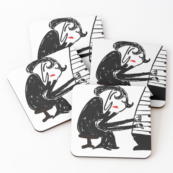 Item preview, The Piano Player designed and sold by pinkyjainpan.