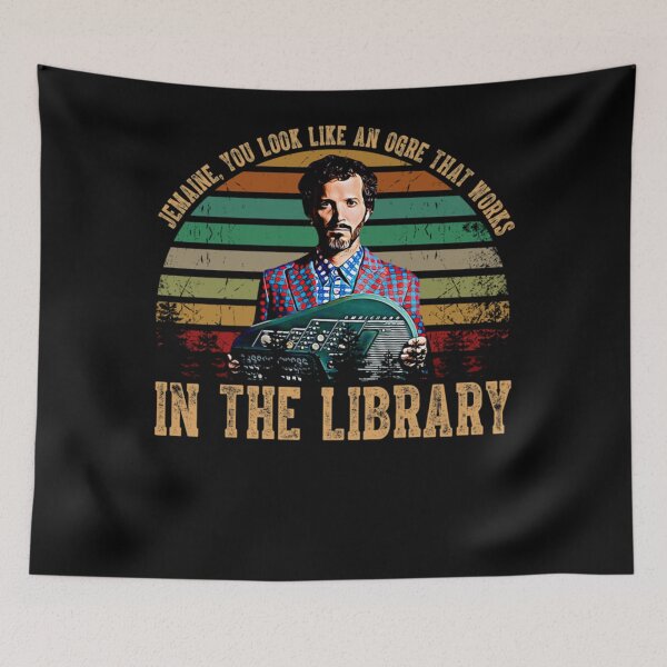Item preview, in the library the flight of the conchords art gift for fans bret Classic  designed and sold by SereneWings.