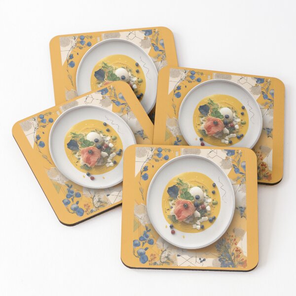 Item preview, "Elegant Nouvelle Cuisine Masterpiece: Artistic Gourmet Plate" designed and sold by Artisticanvas.