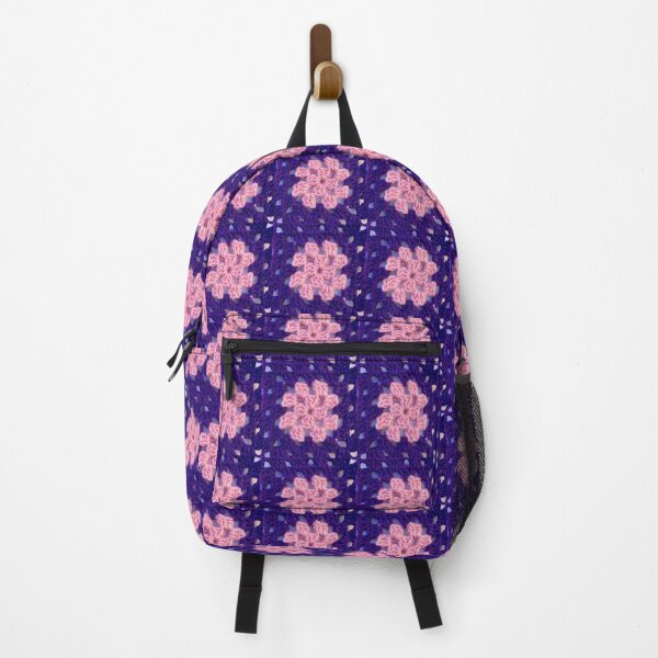 Item preview, Pink and Purple Granny Square designed and sold by Green Crayon Art.