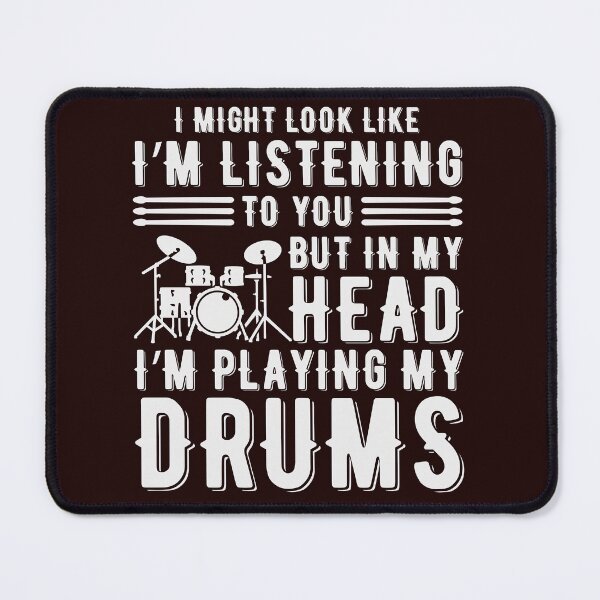 Item preview, In My Head I'm Playing Drums designed and sold by KTDesigns4U.