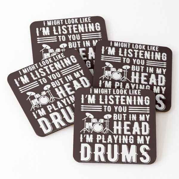 Item preview, In My Head I'm Playing Drums designed and sold by KTDesigns4U.