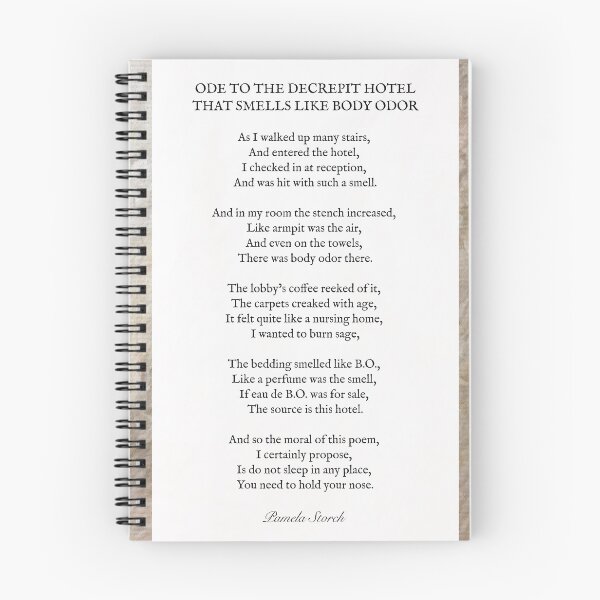 Item preview, Ode to the Decrepit Hotel That Smells Like Body Odor Gift Edition designed and sold by Pamela Storch.