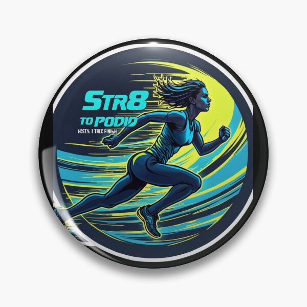 Item preview, Str8 to Podio - Hustle to the Finish Line designed and sold by Triathlongram.