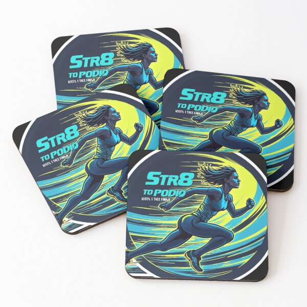 Item preview, Str8 to Podio - Hustle to the Finish Line designed and sold by Triathlongram.