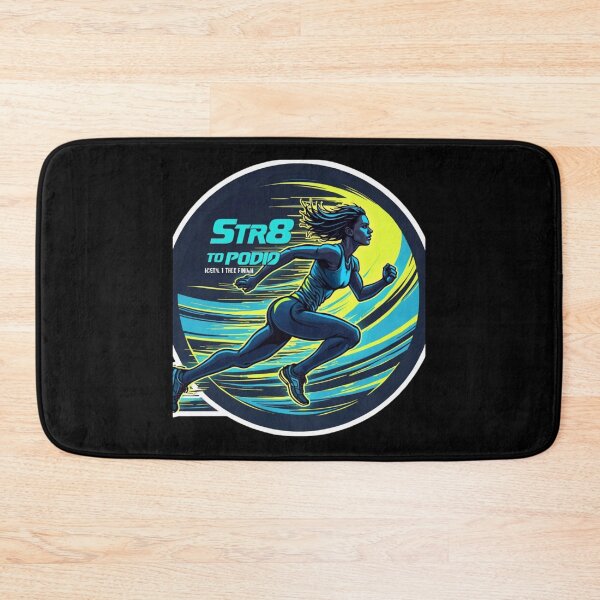 Item preview, Str8 to Podio - Hustle to the Finish Line designed and sold by Triathlongram.