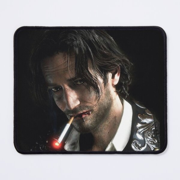 Item preview, Mysterious Man Luis Sera Smoking In His Last Moments Resident evil 4 Remake RE4 designed and sold by Neesu.