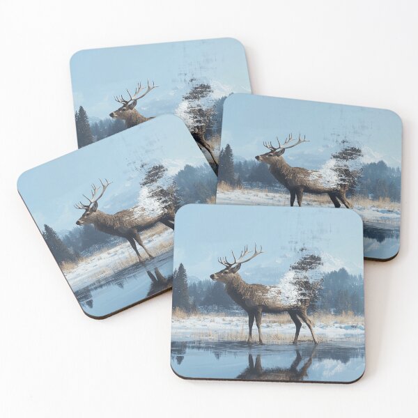 Item preview, Painted Deer  designed and sold by Nocturne  Paws.