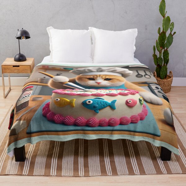 Item preview, Whiskers the Pastry Chef - Decorating Delight designed and sold by WheelieGdArt.