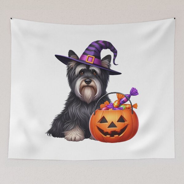 Item preview, Skye Terrier Dog Halloween designed and sold by doodIllustrate.