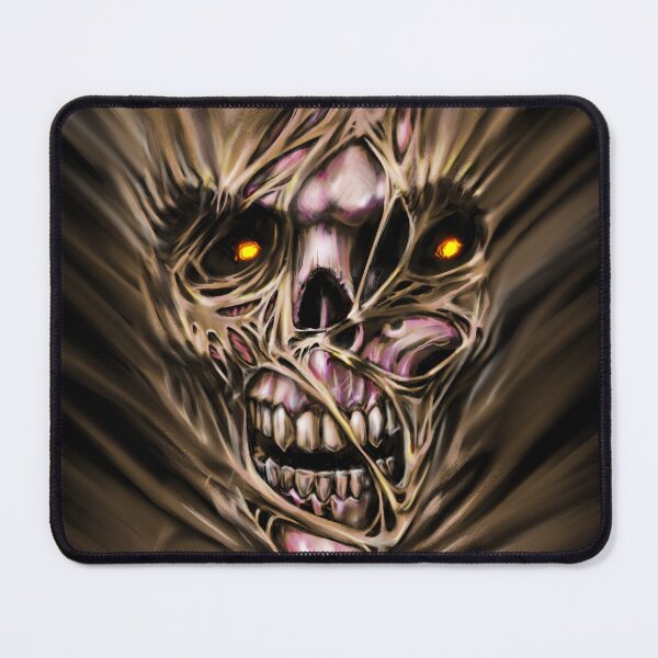 Aperçu de l'œuvre Crâne de mort-vivant Darkart créée et vendue par Shawnsonartshop.