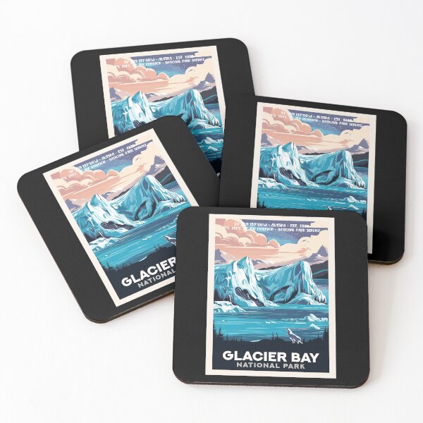 Item preview, Glacier Bay National Park, Vintage Travel designed and sold by PinkandP.
