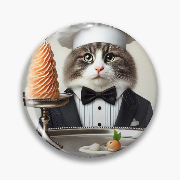 Item preview, Chef Marmalade - The Elegant Feline Connoisseur designed and sold by WheelieGdArt.