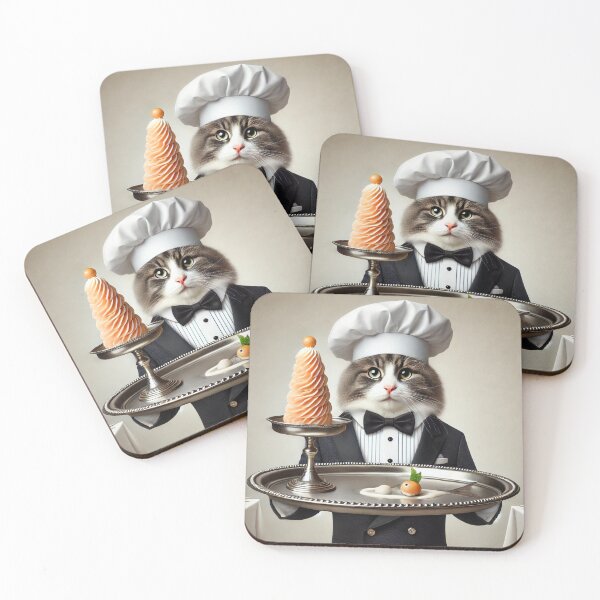 Item preview, Chef Marmalade - The Elegant Feline Connoisseur designed and sold by WheelieGdArt.