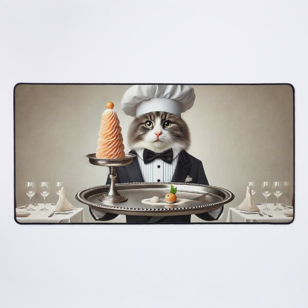 Item preview, Chef Marmalade - The Elegant Feline Connoisseur designed and sold by WheelieGdArt.