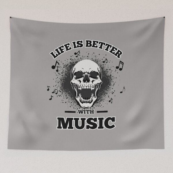 Item preview, LIFE IS BETTER WITH MUSIC designed and sold by ShirtSensations.