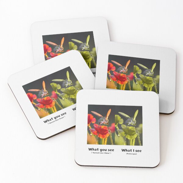 Item preview, Seeing Differently: Protonopia Awareness Hummingbird Design designed and sold by Expathers.