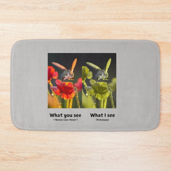 Item preview, Seeing Differently: Protonopia Awareness Hummingbird Design designed and sold by Expathers.