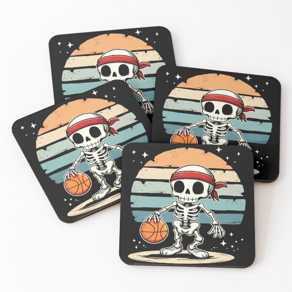 Item preview, Basketball Skeleton Spooky Sports Halloween designed and sold by Quirky Shirts.